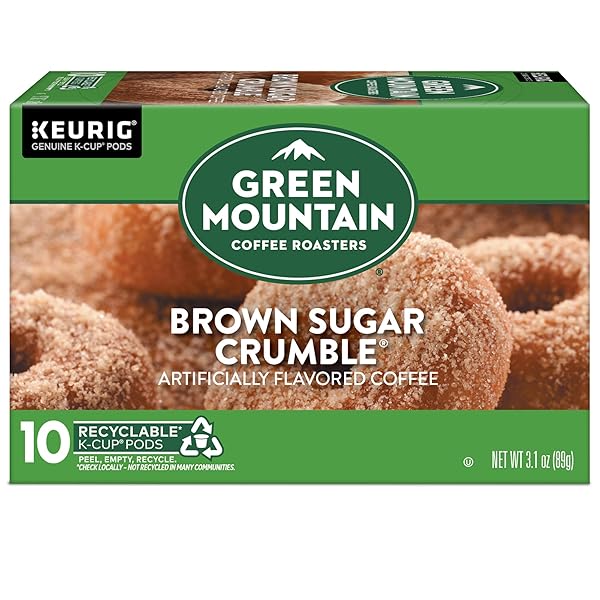 GREEN MOUNTAIN COFFEE ROASTERS BROWN SUGAR CRUMBLE KEURIG SINGLE-SERVE K-CUP PODS, MEDIUM ROAST COFFEE