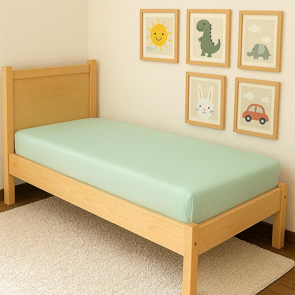 COMFORTNIGHTS, wipe clean Fully Fitted, Waterproof Mattress Protector Single Bed