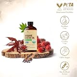 Botanic Hearth Castor Oil for Hair Brows Lashes 2 fl oz with Brush view 4