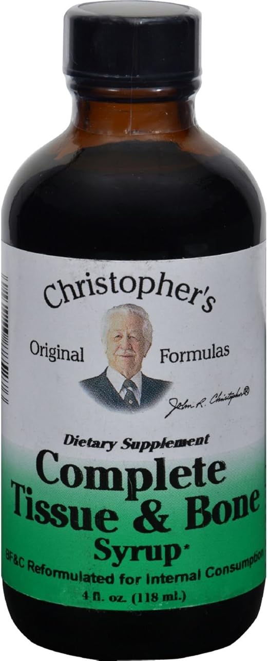 Dr. Christopher's Formulas Complete Tissue and Bone Syrup 4 oz Health & Personal Care Dr. Christopher's Formulas Complete Tissue and Bone Syrup 4 oz Health & Personal Care