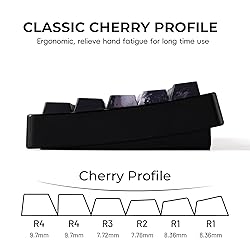 GMKWTL XVX Swordsman Double Shot PBT Keycaps, Side