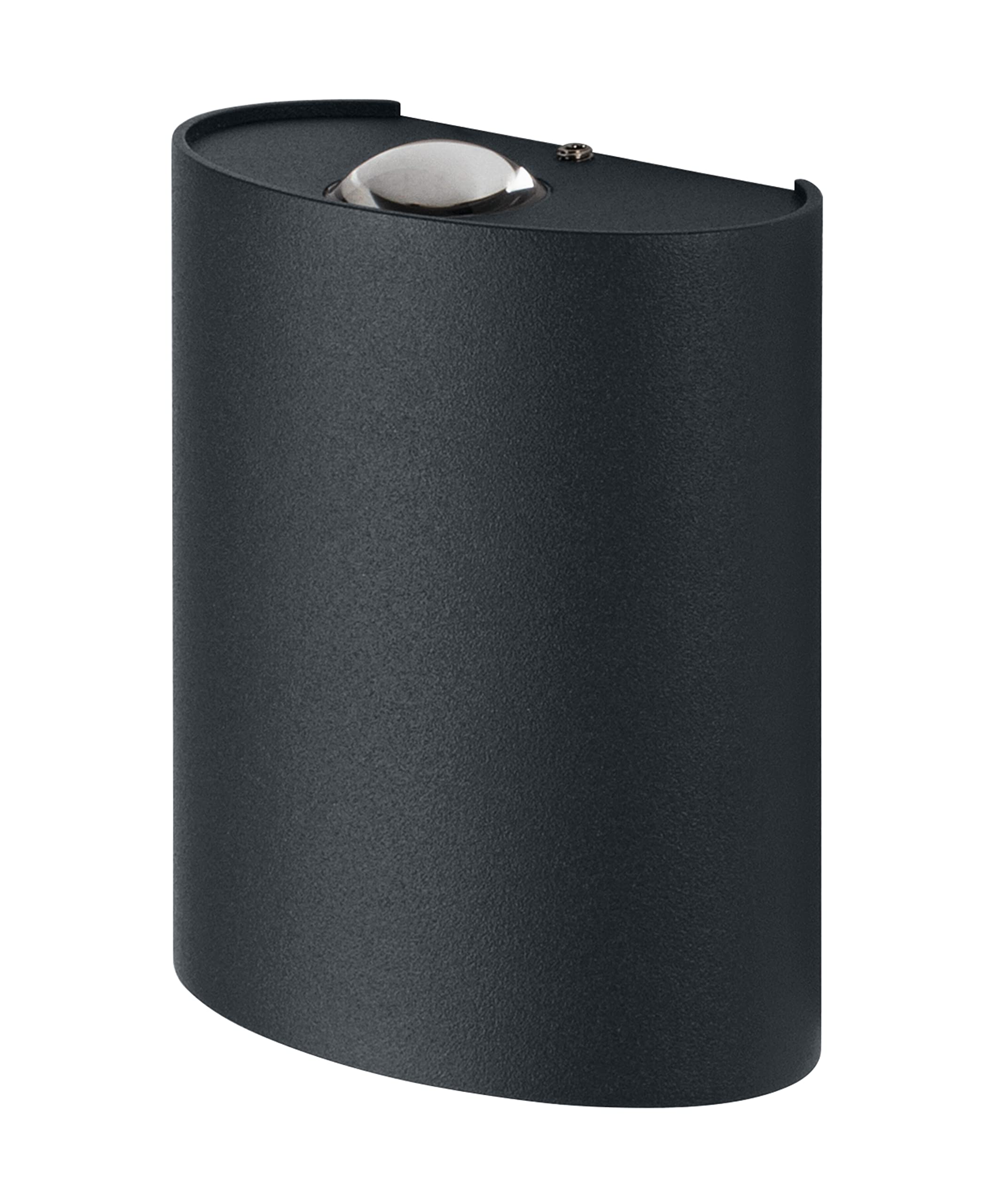 Wall and ceiling luminaire LED: for wall, ENDURA© STYLE UPDOWN DECO / 6 W, 220…240 V, beam angle: 55°, Warm White, 3000 K, body material: aluminum, IP44, 1-pack