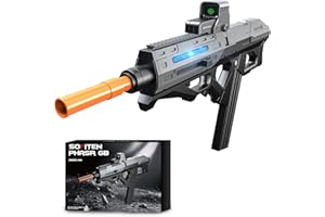 SOFITEN Automic Gel Ball Blaster High Speed of 180+FPS Gel Gun Blaster with Stylish Running Lights & 40,000 Rounds Electric Toy Gun Easter Birthday Gifts for Age 14+