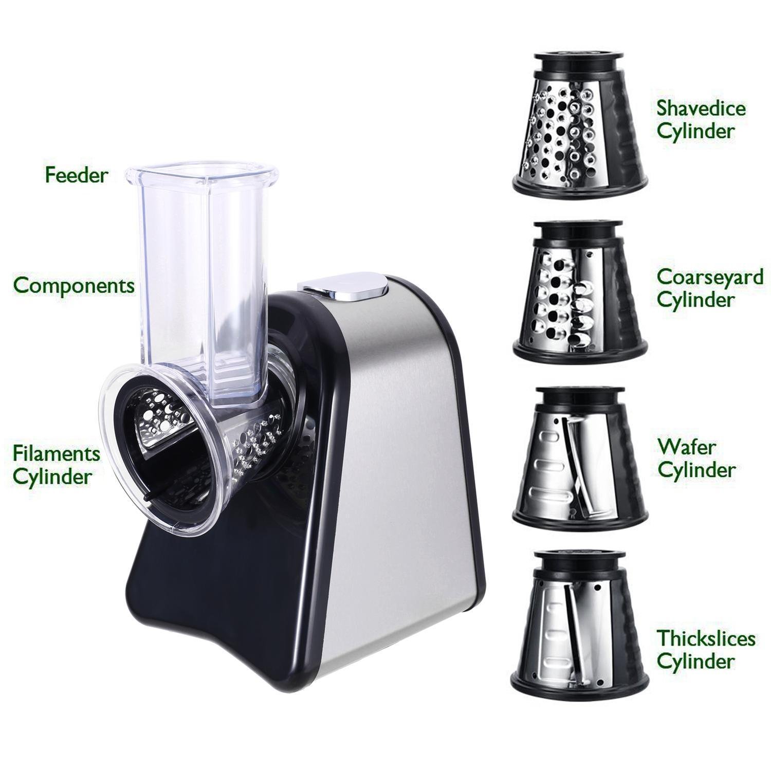 Electric Food Slicer Machine for Home Use, Salad Shredder Slicer for