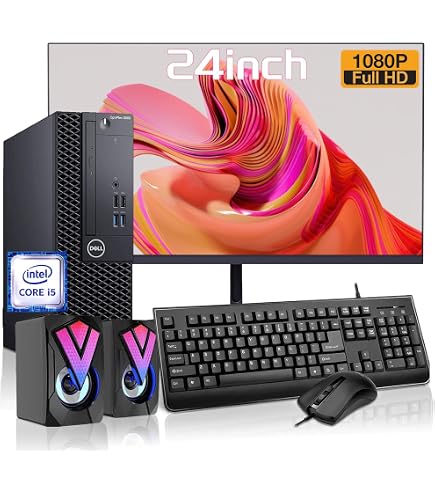 HP ProDesk 600 G4 SFF Home and Business Desktop PC wich 23.8 inch