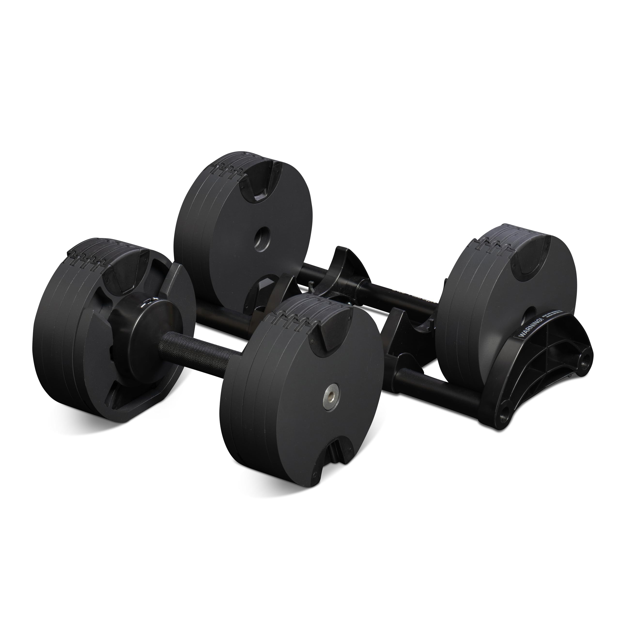 Upgraded Aluminum NÜOBELL Adjustable Dumbbells 5-80lbs - Gym Army Nuobell 580 - Adjustable dumbbell free weights for men and women (PAIR)