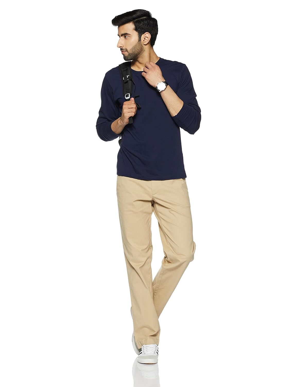 gap men's straight fit casual trousers