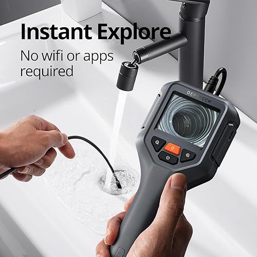 DS300 No Signal DEPSTECH Dual Lens 1080P Borescope, Inspection