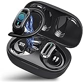 Wireless Earbuds, Bluetooth 5.4 Headphones, True Wireless Stereo Ear Buds with IPX7 Waterproof, Noise Cancelling Mic, Fast Ch