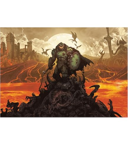 Amazon.com: Doom Eternal - Marauder Wall Poster, 19L