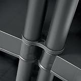 Keter Plus 60/4 Plastic Shelf Black 4 Shelves 20kg Load Tool-Free Assembly view 5