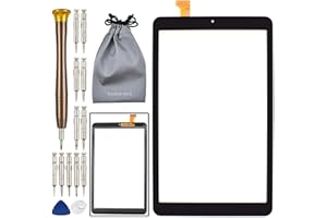 DOUBLE SURE Touch Glass Screen Replacement for Samsung Galaxy Tab A 8.0 2018 SM-T387 SM-T387W SM-T387V Black