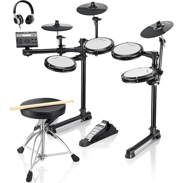 Amazon.com: Donner DED-200 Electric Drum Set Electronic Drum Kit  