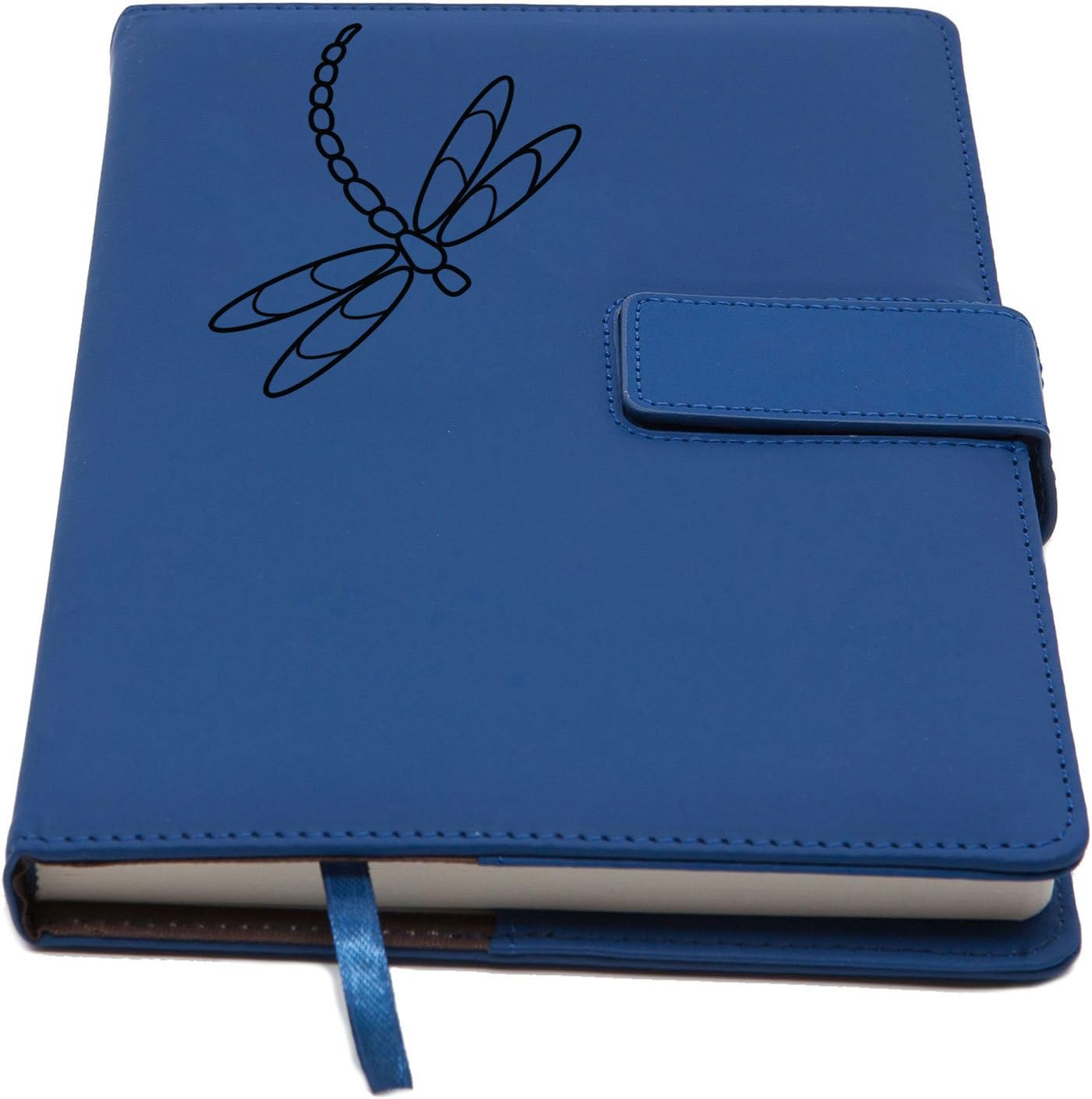 The Dragonfly Refillable Writing Journal | Magnetic Faux Leather Journal, 5 x 8 Inch, 200 Lined Pages Travel Personal Diary, Quality Notebooks and Journals for Men and Women from The Amazing Office