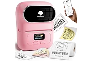 Phomemo M110 Label Maker, Bluetooth Sticker Printer for Small Bussiness, Home, Compatible with Phone & PC, Versatile App with