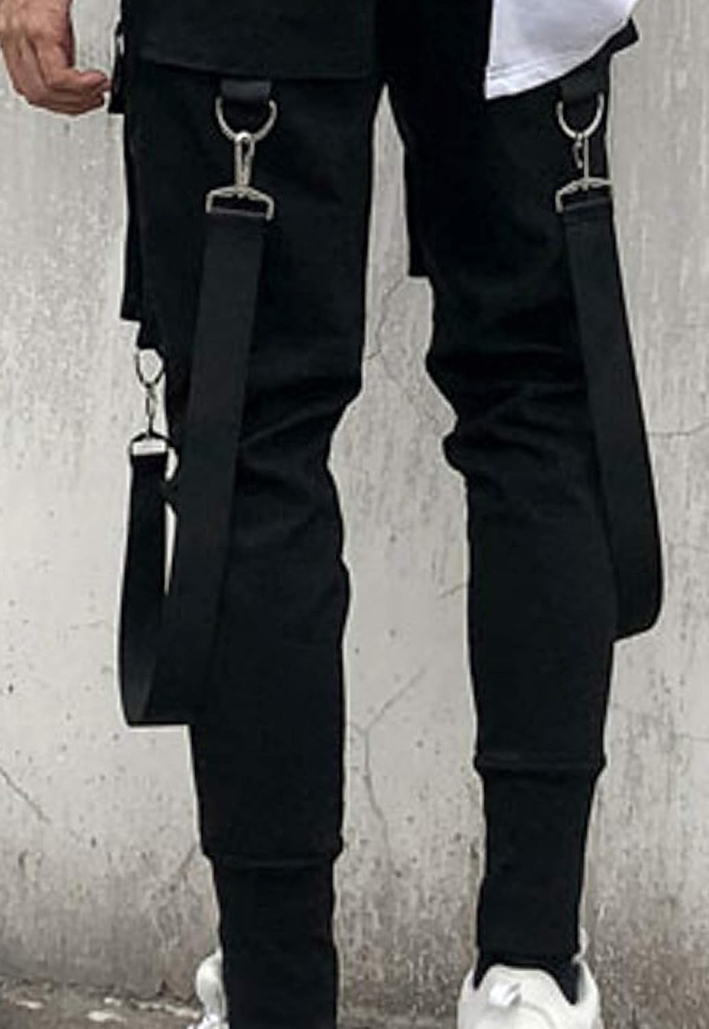 MOKEWEN Men's Elastic Waist Drawstring Jogger Sport Harem Pants: Clothing