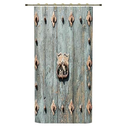 Amazon Com Iprint Shower Curtain Rustic European Cathedral With