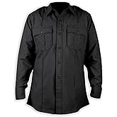 First Class 100% Polyester Long Sleeve Zippered Uniform Shirt