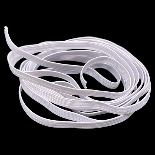 5 mm de ancho blanco elástico cinta para costura y manualidades ...
