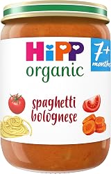 HiPP Organic Spaghetti Bolognese Baby Food Jar 190g 7+ Months 6 Pack
