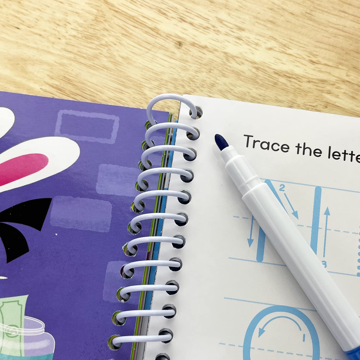 Write & Erase ABC and 123: Wipe Clean Writing & Tracing Workbook Skills for Preschool Kids and Up Ages 3-5: Includes Letter and Number Tracing, Early ... Erase Marker & Bonus Restickable Stickers. Write & Erase ABC and 123: Wipe Clean Writing & Tracing Workbook Skills for Preschool Kids and Up Ages 3-5: Includes Letter and Number Tracing, Early ... Erase Marker & Bonus Restickable Stickers. Spiral