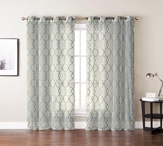 Amazon Com Victoria Classics Single 1 Window Curtain Panels