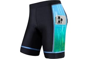 Gogokids Boys Girls 3D Padded Bike Shorts Kids Cycling Shorts Biking Shorts Sports Pants with Pockets for Mountain Road