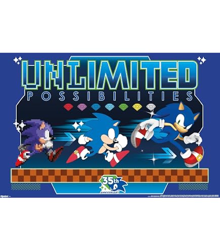 Amazon.com: Pyramid America - Sonic Poster - Sonic The Hedgehog