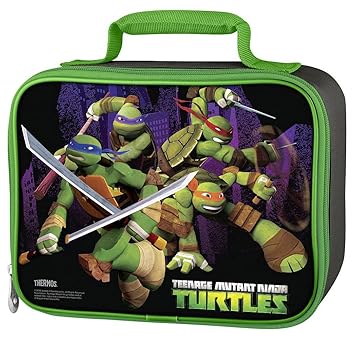 ninja turtle lunch box with thermos