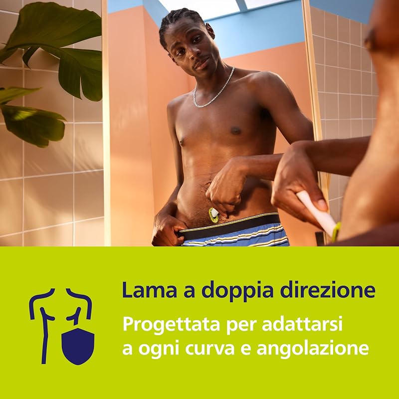 OneBlade Intimate - Rasatura e rifinitura con protezione extra per la pelle, Modello QP1930/30