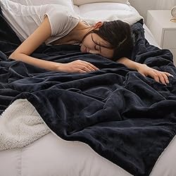 Haltune Stain-Proof Black Blanket for Intimate