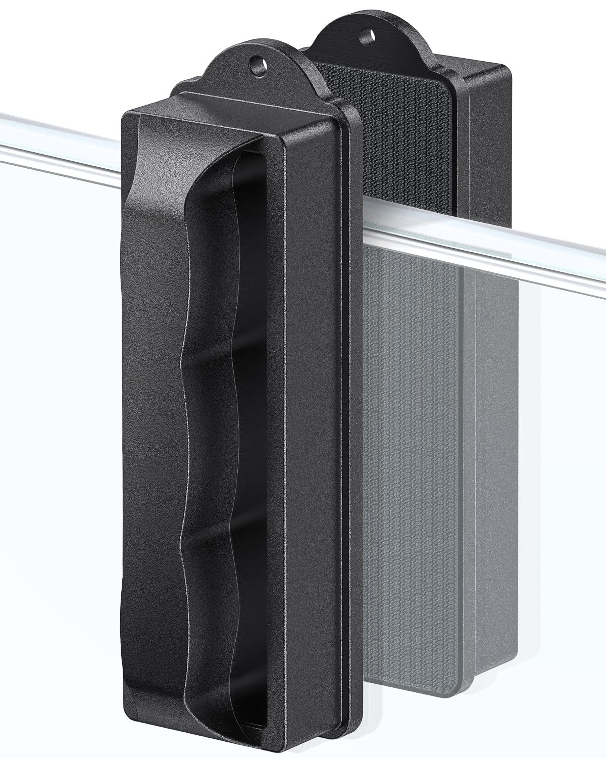 Pawfly Aquarium Magnetic Brush Fish Tank Glass Cleaner 10 cm Mini Stain Scrubber Pads for 1.5 cm Thick Fish Tank up to 150 L Aquarium Cleaning Tool with Rope (Non-floatable)