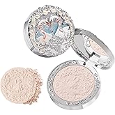 Flower Knows Swan Ballet Embossed Blush,Vanilla Matte Powder Blush for Cheeks,Buildable & Blendable Face Makeup,Soft Long-Lasting Cute Make Up for Women & Girls,0.17 Oz(01 Niveous Swan)
