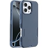 OtterBox iPhone 16 Pro Max Commuter Series Protective Phone Case (Blue) Military-Grade Drop Protection, MagSafe Compatible, Shockproof Phone Cover, Slim Fit with Raised Bezel, Non-Retail Packaging