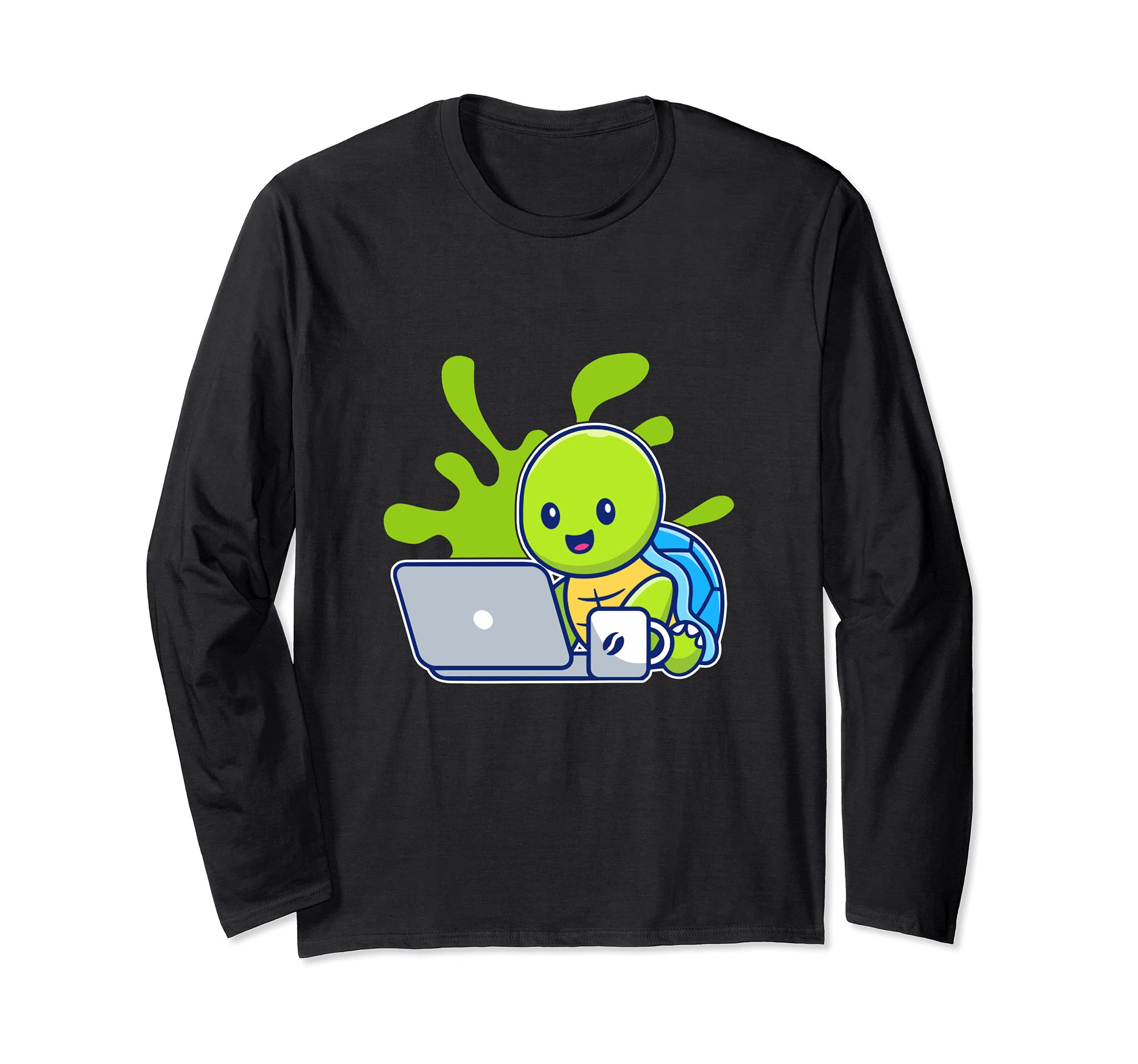 IT Programmer Code Shell Reptile Save The Turtles Earth Day Long Sleeve T-Shirt