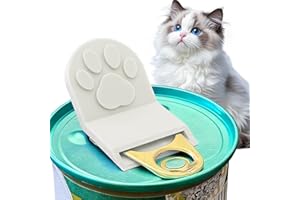 Cat Can Opener - Cute Paw Shape Non-Slip Gadget,Tab Buddy Can Opener - for Pet Kitten Home Indoor Outdoor Kitchen Daily