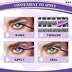 Lash Extension Kit 144 PCS Fluffy Volume Eyelash