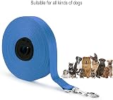Vivifying 10m Nylon Long Line Dog Leash with Padded Handle (Blue) view 5