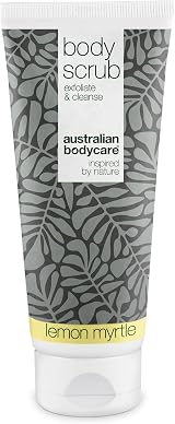 Australian Bodycare Body Scrub 200ml Tea Tree Oil Lemon Myrtle Exfoliator for