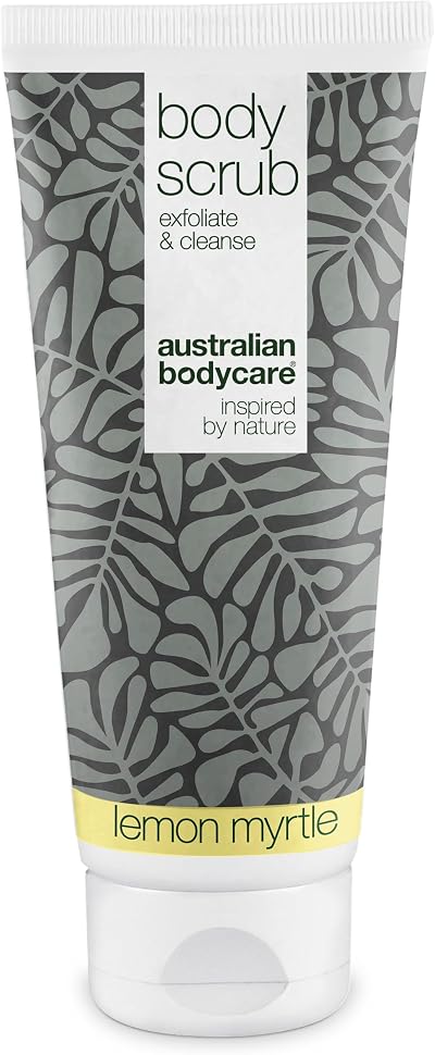 Australian Bodycare Body Scrub 200ml Tea Tree Oil Lemon Myrtle Exfoliator for
