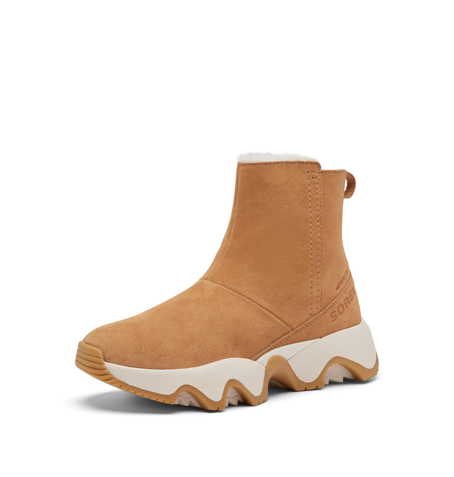 SOREL Women's Kinetic Impact Waterproof Short Boot - Tawny Buff, Gum 17 - 6 Image