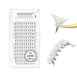 NAGARAKU Premade Fans Eyelash Extensions Premade