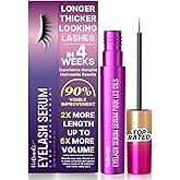 VieBeauti Lash Serum for Eyelash Growth: Eyelash Growth Serum with Advanced Formula to Boost Longer Fuller and Thicker Looking Lashes - Vegan & Cruelty-Free for Sensitive Eyes 3mL