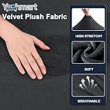 Yeahmart Thick Velvet Sofa Cover 4 Seater Premium Stretch XL Non Slip view 3
