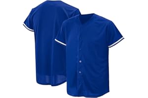 ATONMORE Baseball Jersey for Men and Women, Baseball Shirts for Custom Button up Shirt,Hipster Hip Hop Sports Uniforms