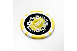 MRC Poker 100pc Ace Casino Clay Composite 13.5 Gram Poker Chips…