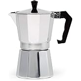 Primula Classic Stovetop Espresso and Coffee Maker, Moka Pot for Italian and Cuban Café Brewing, Greca Coffee Maker, Cafetera