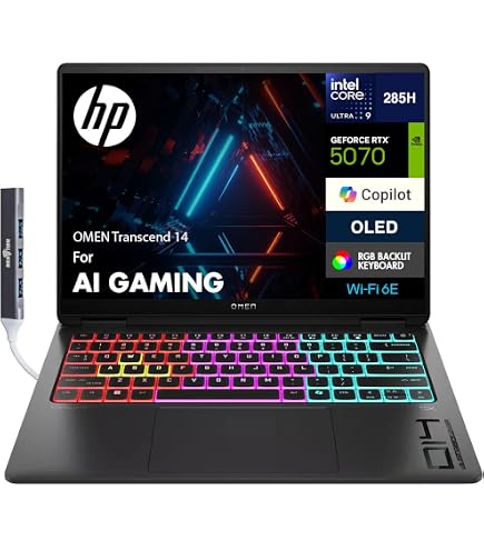 Amazon.com: HP OMEN Transcend 14 AI Gaming Laptop 14.0