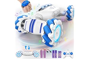 Loiley Remote Control Car, Gesture Sensing RC Car Boys Toys for 6-8 Years Old, Best Birthday Gifts for Kids, 4WD, 2.4Ghz, 360° Rotating, 2 Control Modes Control Transformer Toys Twist Cars