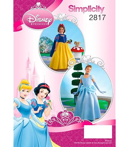 Amazon.com: Simplicity 8405, Disney Beauty and the Beast Princess Belle  Costume for Girls and 18'' Dolls Sewing Pattern, Sizes 3-8 : Arts, Crafts &  Sewing